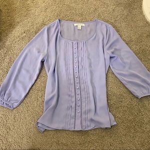 Lavender 3/4 sleeve blouse